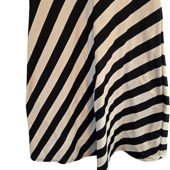 ING Women's Dress Medium M Brown Black Sleeveless Short  Sun Misses Size 8 10 - Picture 3 of 7